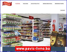 Supermarketi, trgovina, www.pavic-livno.ba