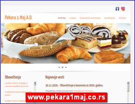 Pekare, hleb, peciva, www.pekara1maj.co.rs