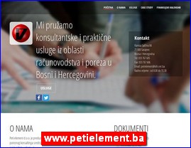 Knjigovodstvo, računovodstvo, www.petielement.ba