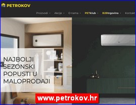 Sanitarije, vodooprema, www.petrokov.hr