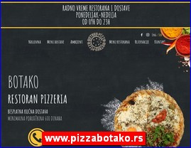 Pizza, picerije, palačinkarnice, www.pizzabotako.rs