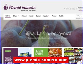 Zdrava hrana, ajevi, lekovito bilje, www.plemic-komerc.com
