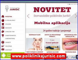 Stomatološke ordinacije, stomatolozi, zubari, www.poliklinikajurisic.com