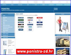 PVC, aluminijumska stolarija, www.ponistra-zd.hr
