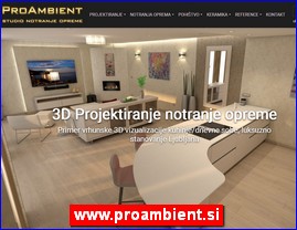 Arhitektura, projektovanje, www.proambient.si
