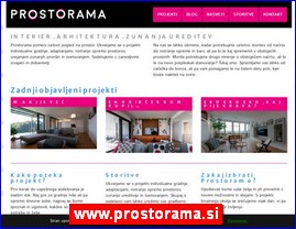 Arhitektura, projektovanje, www.prostorama.si