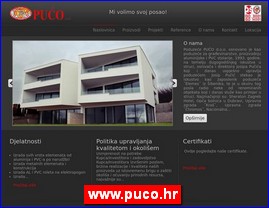 PVC, aluminijumska stolarija, www.puco.hr
