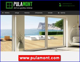 PVC, aluminijumska stolarija, www.pulamont.com