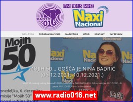 Radio stanice, www.radio016.net
