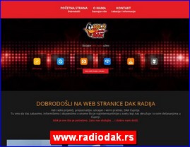 Radio stanice, www.radiodak.rs