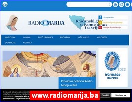 Radio stanice, www.radiomarija.ba