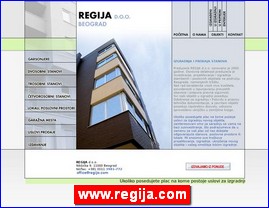 Arhitektura, projektovanje, www.regija.com
