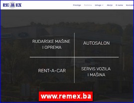 Automobili, servisi, delovi, www.remex.ba