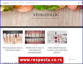 Stomatološke ordinacije, stomatolozi, zubari, www.respecta.co.rs