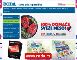 Supermarketi, trgovina, www.roda.rs