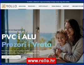 PVC stolarija, prozori, vrata, klizni sustavi PVC, rolete, alu grilje, komarnici, kure, PVC prozori, PVC vrata, ALU prozori, ALU vrata, montaa PVC stolarije, Rollo, Pula, Istra, Hrvatska, www.rollo.hr