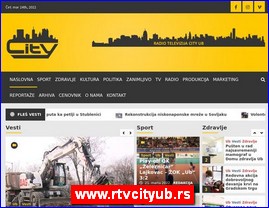 Radio stanice, www.rtvcityub.rs