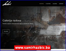 Galerije slika, slikari, ateljei, slikarstvo, www.samirhazbic.ba