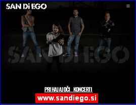 Muzičari, bendovi, folk, pop, rok, www.sandiego.si
