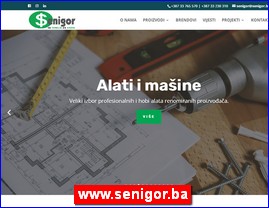 Građevinarstvo, građevinska oprema, građevinski materijal, www.senigor.ba