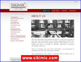 Advokati, advokatske kancelarije, www.sikimic.com