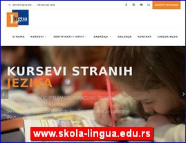 Škole stranih jezika, www.skola-lingua.edu.rs