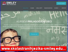 Škole stranih jezika, www.skolastranihjezika-smiley.edu.rs
