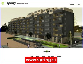 Arhitektura, projektovanje, www.spring.si