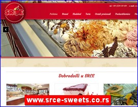 Konditorski proizvodi, keks, čokolade, bombone, torte, sladoledi, poslastičarnice, www.srce-sweets.co.rs