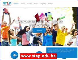 Škole stranih jezika, www.step.edu.ba