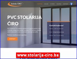 PVC, aluminijumska stolarija, www.stolarija-ciro.ba