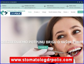 Stomatolog, zubar, stomatoloka ordinacija, www.stomatologdrpolic.com