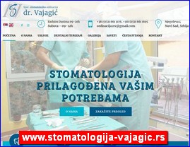 Stomatološke ordinacije, stomatolozi, zubari, www.stomatologija-vajagic.rs