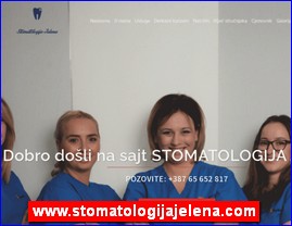 Stomatološke ordinacije, stomatolozi, zubari, www.stomatologijajelena.com
