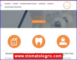 Stomatološke ordinacije, stomatolozi, zubari, www.stomatologns.com