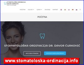 Stomatološke ordinacije, stomatolozi, zubari, www.stomatoloska-ordinacija.info
