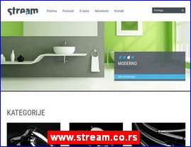 Sanitarije, vodooprema, www.stream.co.rs
