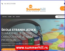 Škole stranih jezika, www.summerhill.rs