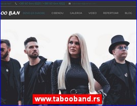 Muzičari, bendovi, folk, pop, rok, www.tabooband.rs
