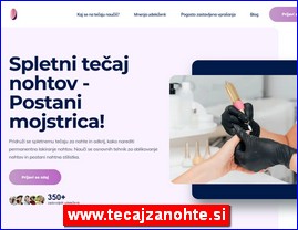 Teaj za nohte, tehnike oblikovanja nohtov, osnove permanentnega lakiranja, barvanje in dekoracija nohtov, nega nohtov, Slovenija, www.tecajzanohte.si