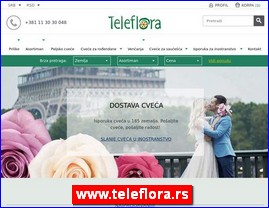Cveće, cvećare, hortikultura, www.teleflora.rs