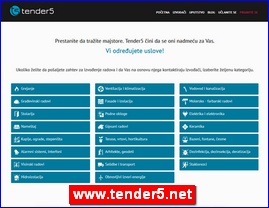 Sanitarije, vodooprema, www.tender5.net