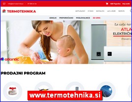 Energetika, elektronika, grejanje, gas, www.termotehnika.si