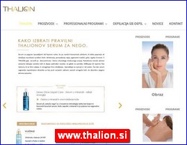 Kozmetika, kozmetički proizvodi, www.thalion.si