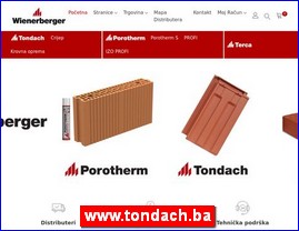 Građevinarstvo, građevinska oprema, građevinski materijal, www.tondach.ba