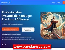 Prevodilačka agencija, prevodilačke usluge, prevođenje, TranslaNova, Novi Sad, www.translanova.com