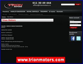 Motorcikli, skuteri, www.trionmotors.com