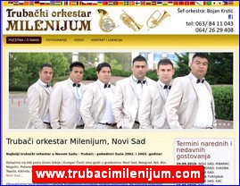 Muzičari, bendovi, folk, pop, rok, www.trubacimilenijum.com