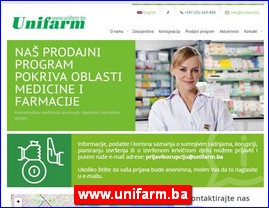 Medicinski aparati, uređaji, pomagala, medicinski materijal, oprema, www.unifarm.ba
