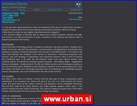 Arhitektura, projektovanje, www.urban.si
